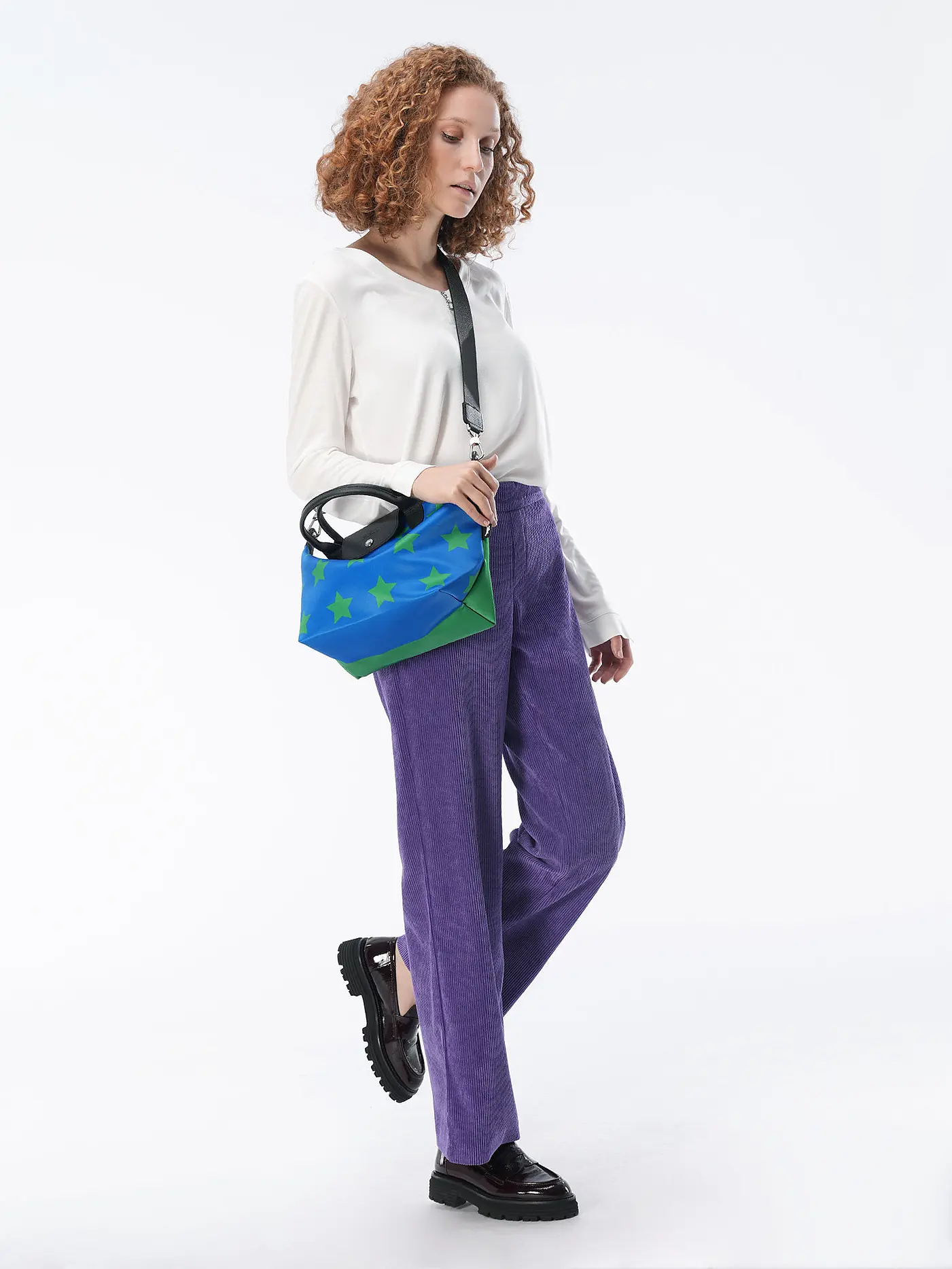 LONGCHAMP | Le Pliage Casaque Handtasche Small, Cobalt / Gazon | 